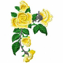 Flowers And Tree Embroidery Design 12 Flowers And Tree Embroidery Design 12